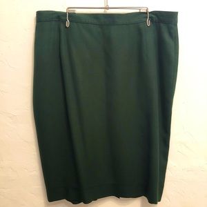 Peter Nygard Silk & Wool pencil skirt
